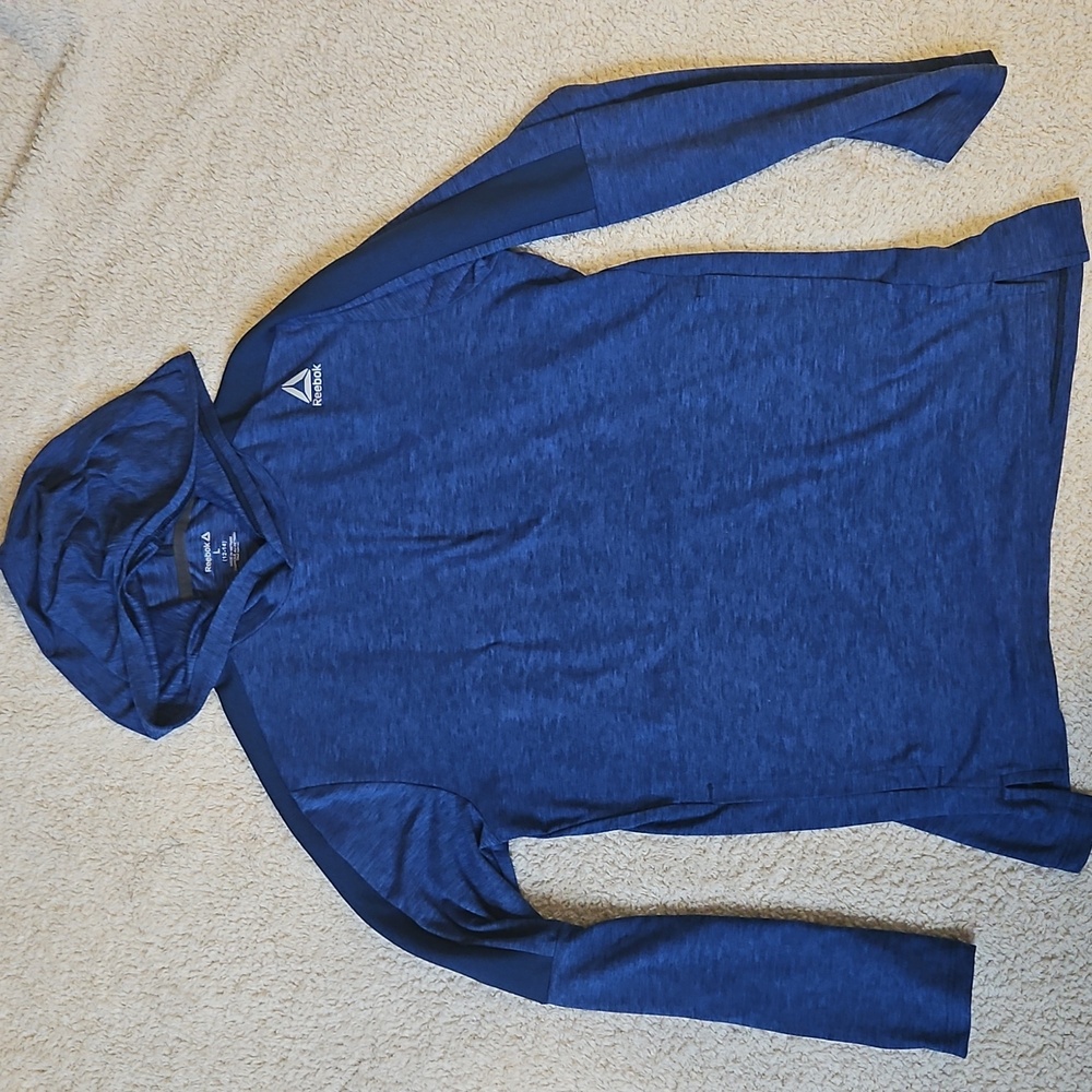 Lightweight Reebok Navy Hooded Top
